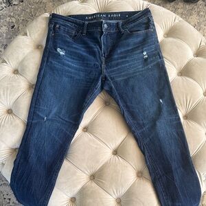 American Eagle Outfitters Dark Blue Skinny Jeans